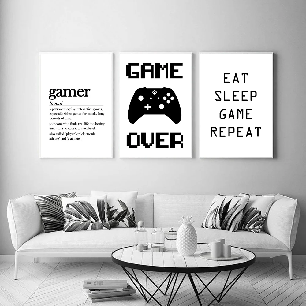 Boys Wall Art Paintings Home Decoration Gamer Quotes Defintion Canvas Pictures Prints and Posters Decoration for Kids Bedroom
Boys Wall Art Paintings Home Decoration Gamer Quotes Defintion Canvas Pictures Prints and Posters Decoration for Kids Bedroom