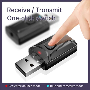 USB Bluetooth 5.0 Audio Receiver Transmitter 4 IN 1 Mini 3.5mm Jack AUX RCA Stereo Music Wireless Adapter For TV Car PC
USB Bluetooth 5.0 Audio Receiver Transmitter 4 IN 1 Mini 3.5mm Jack AUX RCA Stereo Music Wireless Adapter For TV Car PC