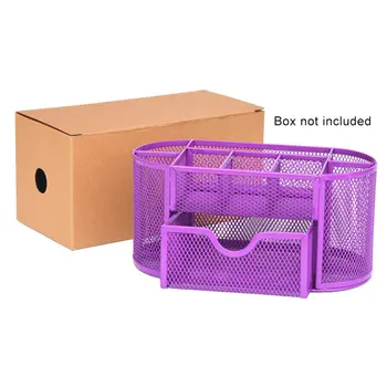 9 Storage Multi-functional Desk Organizer Mesh Metal Pen Holder Stationery Container Box Office School Supplies
9 Storage Multi-functional Desk Organizer Mesh Metal Pen Holder Stationery Container Box Office School Supplies