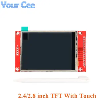 2.4 inch 2.8 inch Color TFT LCD Display Module 240X320 2.4" 2.8" Interface SPI Drive ILI9341 With Touch
2.4 inch 2.8 inch Color TFT LCD Display Module 240X320 2.4" 2.8" Interface SPI Drive ILI9341 With Touch