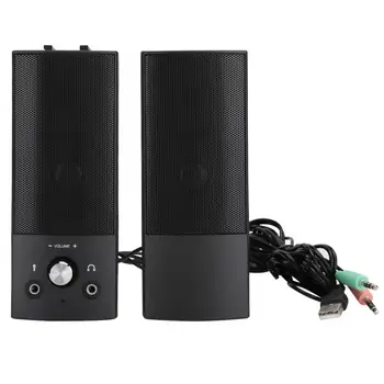 SADA V-117 Wired Computer Audio 3W Home Desktop Small Speaker Notebook Subwoofer for Surround Sound Double speaker New
SADA V-117 Wired Computer Audio 3W Home Desktop Small Speaker Notebook Subwoofer for Surround Sound Double speaker New