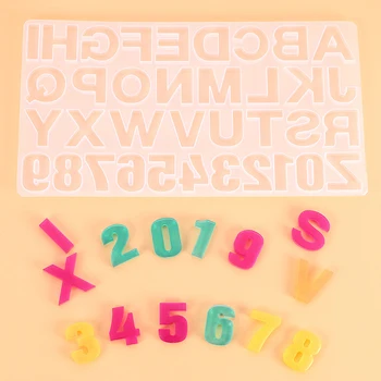 Alphabet Letter Silicone Mold Numerals Resin Mould DIY Craft Pendant Earring Necklace Fashion Jewelry Making Tools Accessories
Alphabet Letter Silicone Mold Numerals Resin Mould DIY Craft Pendant Earring Necklace Fashion Jewelry Making Tools Accessories