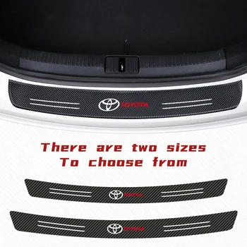 Car styling 1PCS Auto Trunk Carbon Fiber Anti-abrasion Protector Sticker For Toyota Corolla RAV4 Prado Prius Camry RAV CHR Yaris
Car styling 1PCS Auto Trunk Carbon Fiber Anti-abrasion Protector Sticker For Toyota Corolla RAV4 Prado Prius Camry RAV CHR Yaris