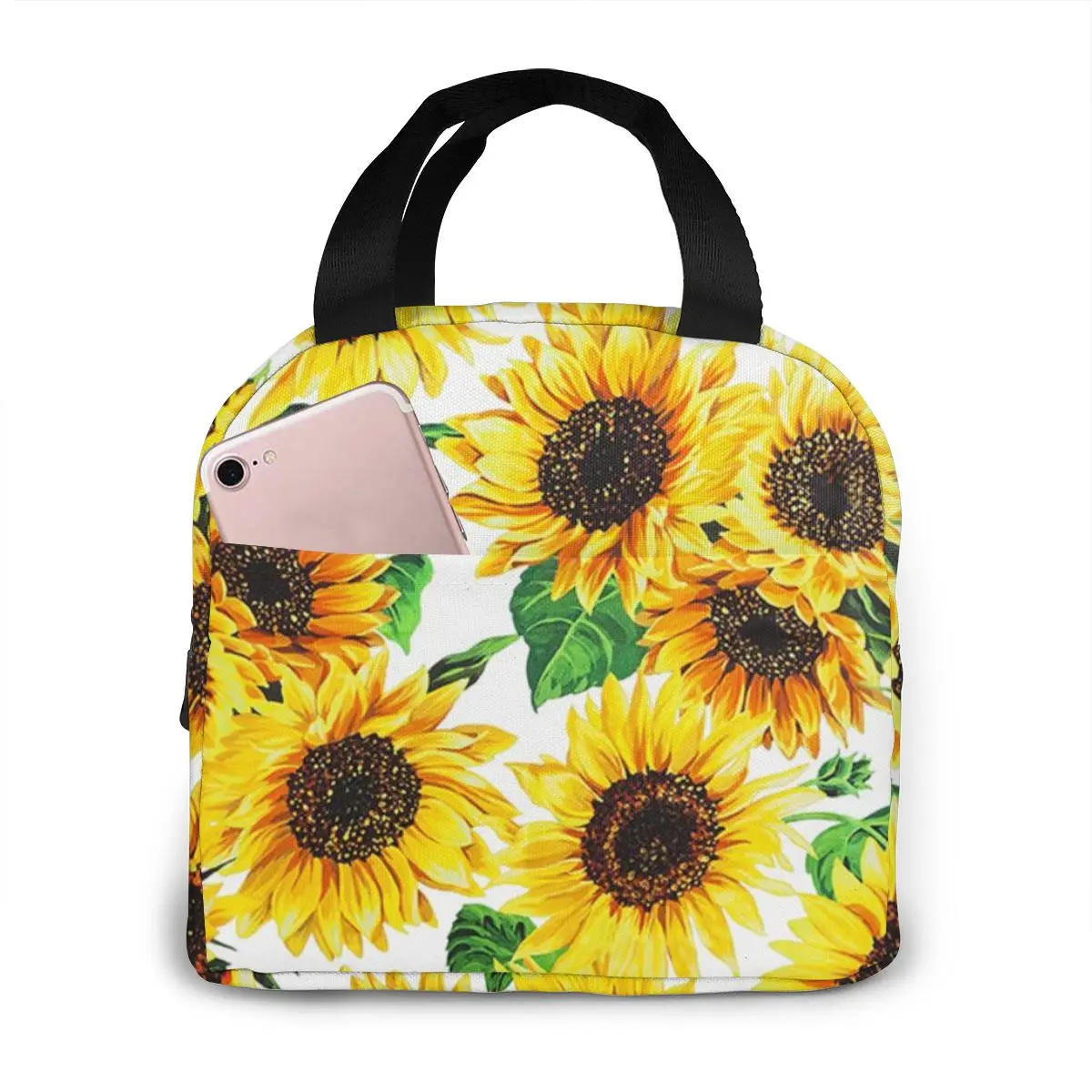 Sunflower Print Lunch Bag Children Oxford Cloth Thick Aluminum Foil Food Bag Kids Girls Bento Handbag Container Food Storage Bag
Sunflower Print Lunch Bag Children Oxford Cloth Thick Aluminum Foil Food Bag Kids Girls Bento Handbag Container Food Storage Bag