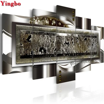 5 Pieces Full Round Square Drill 5D DIY Diamond Painting Modern Abstract Painting-Rectangle Embroidery Cross Stitch Mosaic Decor
5 Pieces Full Round Square Drill 5D DIY Diamond Painting Modern Abstract Painting-Rectangle Embroidery Cross Stitch Mosaic Decor
