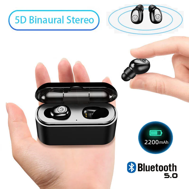 X8 TWS Bluetooth Earphone 5D Stereo Wireless Sport Earbuds IPX6 Waterproof Noise Reduction with 2200mAh Power Bank Charging Box
X8 TWS Bluetooth Earphone 5D Stereo Wireless Sport Earbuds IPX6 Waterproof Noise Reduction with 2200mAh Power Bank Charging Box