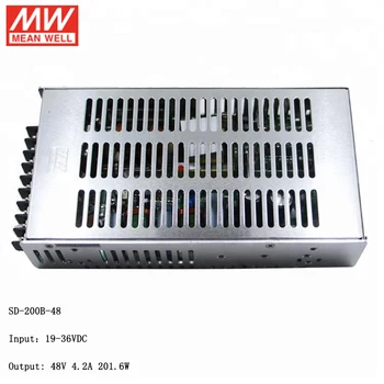 MEAN WELL SD-200B-48 19~36V DC to 48V DC 200W DC-DC Converter Switching Power Supply 24V to 48V 4.2A Converter Transformer SMPS
MEAN WELL SD-200B-48 19~36V DC to 48V DC 200W DC-DC Converter Switching Power Supply 24V to 48V 4.2A Converter Transformer SMPS