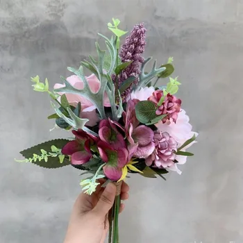 Artificial Rose Peony Mix And Match Bouquet Imitation Flowers Silk Flower Decorative Flower Simulation Flowers
Artificial Rose Peony Mix And Match Bouquet Imitation Flowers Silk Flower Decorative Flower Simulation Flowers
