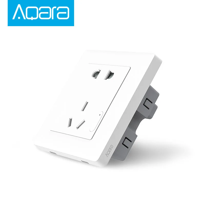 Original xiaomi Aqara Smart wall Socket Zigbee wifi Remote Control Wireless Switch Work For Xiaomi Smart home kits APP
Original xiaomi Aqara Smart wall Socket Zigbee wifi Remote Control Wireless Switch Work For Xiaomi Smart home kits APP