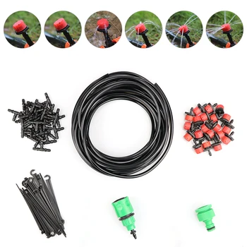 50M-5M DIY Drip Irrigation System Automatic Watering Garden Hose Micro Drip Watering Kits With Adjustable Drippers 
50M-5M DIY Drip Irrigation System Automatic Watering Garden Hose Micro Drip Watering Kits With Adjustable Drippers