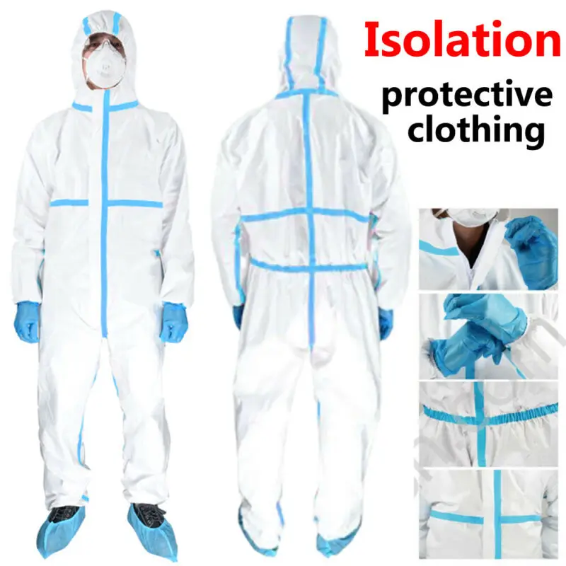 Safety Protective Clothing Disposable Protective Suit Hooded Coverall Painting Anti-Spraying Body Protection Suit
Safety Protective Clothing Disposable Protective Suit Hooded Coverall Painting Anti-Spraying Body Protection Suit