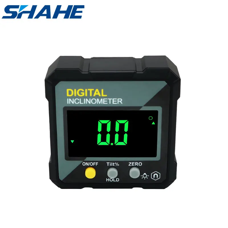 SHAHE Digital Electronic Level Angle Fnder 4*90 ° Magnetic Inclinometer Protractor Precision Box for Woodworking | Инструменты
