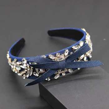 fashion crystal gorgeous ladies hair accessories Luxury fashion baroque rhinestone bowknot ladies headband 732
fashion crystal gorgeous ladies hair accessories Luxury fashion baroque rhinestone bowknot ladies headband 732