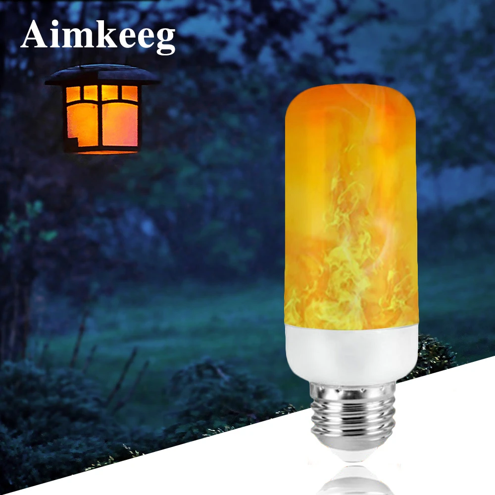 E27 Flame Bulb LED Dynamic Flame Effect Fire Light Bulbs Corn Bulb Creative Flickering Emulation Decor LED Lamp Lighting Lamp
E27 Flame Bulb LED Dynamic Flame Effect Fire Light Bulbs Corn Bulb Creative Flickering Emulation Decor LED Lamp Lighting Lamp
