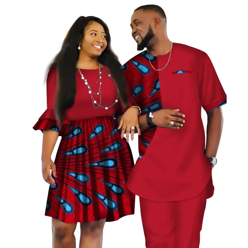 couple matching ankara outfits