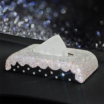 Car Interior Tissue Napking Box 1PCS Crystal Diamond Decoration Accessories Tissue Napking Holder
Car Interior Tissue Napking Box 1PCS Crystal Diamond Decoration Accessories Tissue Napking Holder