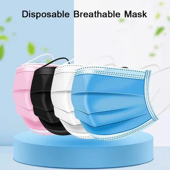 Disposable Masks for Adult Non-woven Three-layer Filter Mouth Masks Dustproof Protective Outdoor Earloop Face Cover Mascarillas
Disposable Masks for Adult Non-woven Three-layer Filter Mouth Masks Dustproof Protective Outdoor Earloop Face Cover Mascarillas