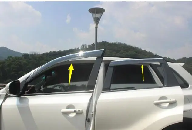 for Suzuki Vitera window rain shield transparent rain eyebrow with bright strip window shield rain board decorative accessories
for Suzuki Vitera window rain shield transparent rain eyebrow with bright strip window shield rain board decorative accessories