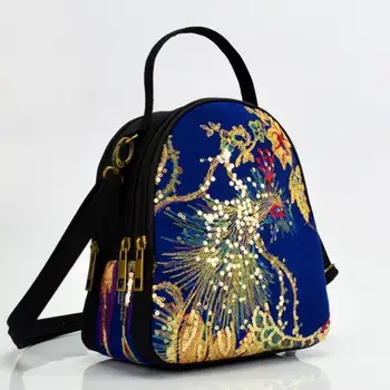 2020 Women new Backpack Female backpacks Vintage knit Double Shoulder Chinese style Bags School Bag ethnic bookbags for Girls
2020 Women new Backpack Female backpacks Vintage knit Double Shoulder Chinese style Bags School Bag ethnic bookbags for Girls