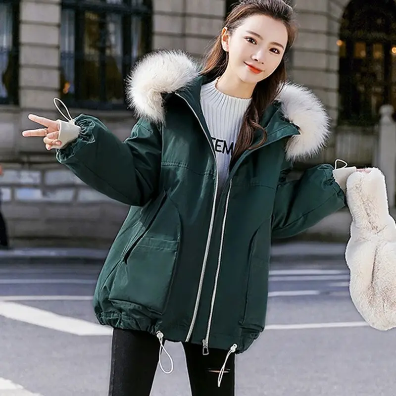 Mid-length padded coat pie overcoming women 2020 winter thick padded coat big fur collar padded coat women
Mid-length padded coat pie overcoming women 2020 winter thick padded coat big fur collar padded coat women