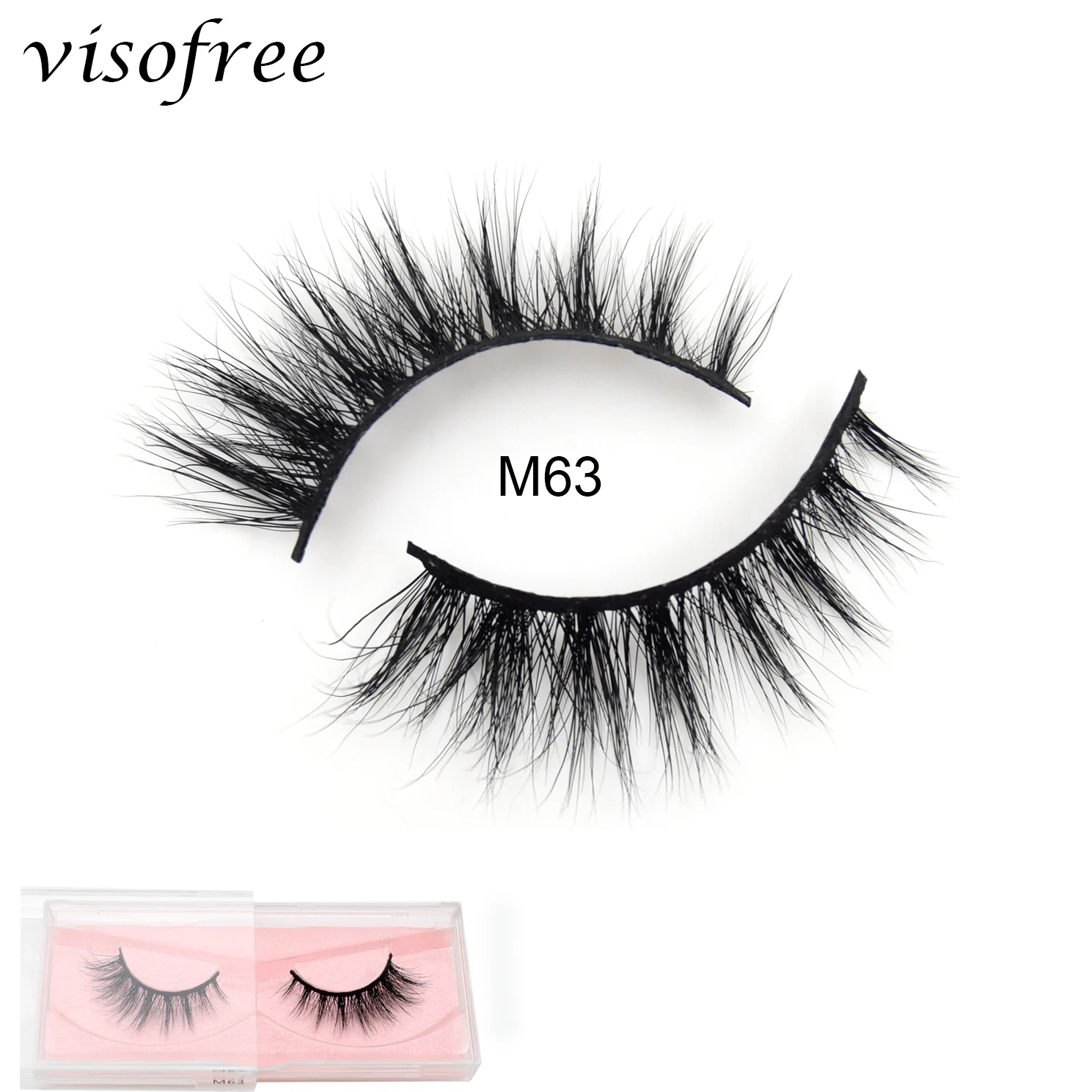 Visofree Mink Lashes 3D Mink Eyelashes Cruelty free Lashes Handmade Reusable Natural Eyelashes Popular False Lashes Makeup M63
Visofree Mink Lashes 3D Mink Eyelashes Cruelty free Lashes Handmade Reusable Natural Eyelashes Popular False Lashes Makeup M63