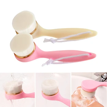 Pink Soft Facial Brush Deep Pore Cleansing Brushes Superfine Nylon Face Washing Tackle with Long Handle
Pink Soft Facial Brush Deep Pore Cleansing Brushes Superfine Nylon Face Washing Tackle with Long Handle