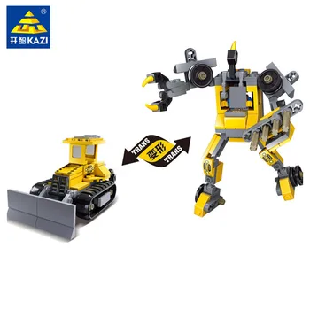 120Pcs Trans Bulldozer Engineering Vehicles Robot Toy Model Building Blocks Brinquedos City DIY Educational Toys for Children
120Pcs Trans Bulldozer Engineering Vehicles Robot Toy Model Building Blocks Brinquedos City DIY Educational Toys for Children