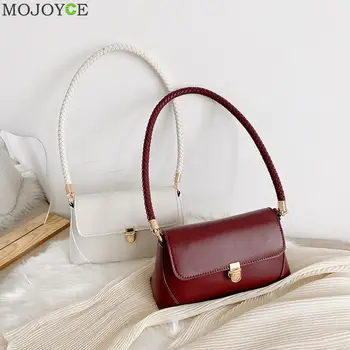 Fashion Solid Color Handbag Totes Women Weave Braid Strap PU Leather Casual Shoulder Underarm Purse Portable Top-handle Bags
Fashion Solid Color Handbag Totes Women Weave Braid Strap PU Leather Casual Shoulder Underarm Purse Portable Top-handle Bags