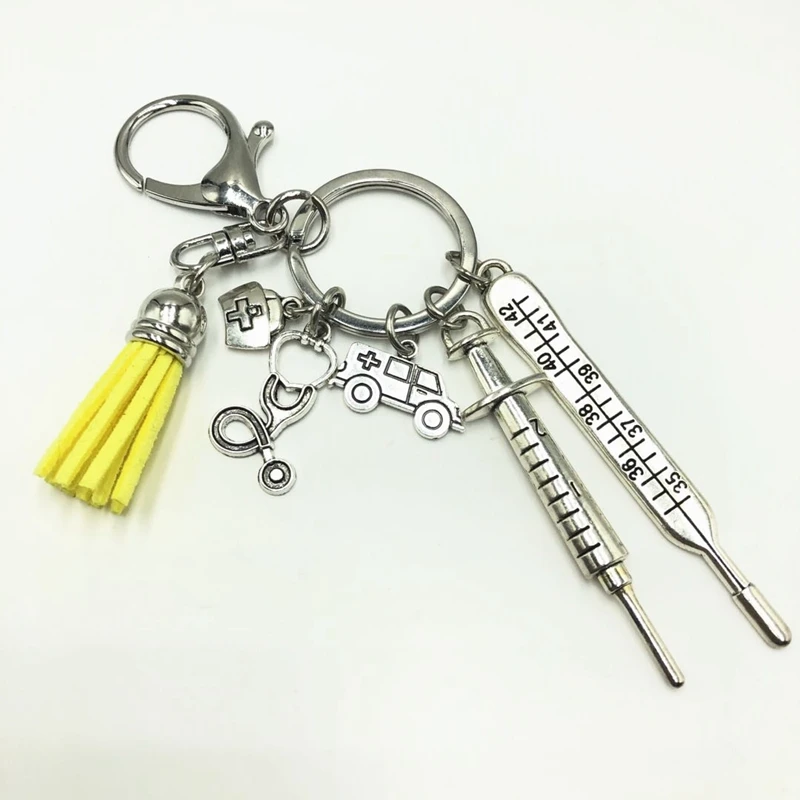 2019 new nurse medical box medical key chain ambulance needle stethoscope tassel keychain fashion classic jewelry gift
2019 new nurse medical box medical key chain ambulance needle stethoscope tassel keychain fashion classic jewelry gift