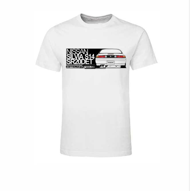 NISSAN SILVIA S14 200SX SR20 240SX T-SHIRT COTTON RACE CAR TURBO JDM DRIFT SHIRT
NISSAN SILVIA S14 200SX SR20 240SX T-SHIRT COTTON RACE CAR TURBO JDM DRIFT SHIRT