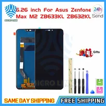 Ensemble écran tactile LCD de remplacement, 6.26 pouces, pour Asus Zenfone Max M2 ZB633KL /ZB632KL, nouveau=