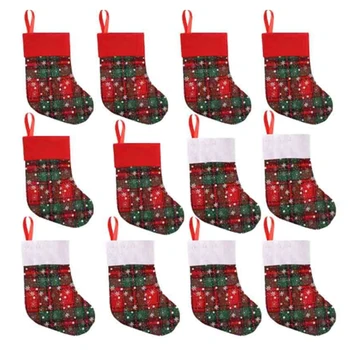 12Pcs Christmas Stockings Gifts Candy Bag Kids Candy Socks Christmas Tree Home Decoration Christmas Tree Hang Pendant Xmas Stock
12Pcs Christmas Stockings Gifts Candy Bag Kids Candy Socks Christmas Tree Home Decoration Christmas Tree Hang Pendant Xmas Stock