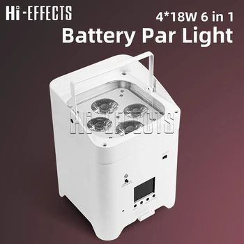 Par Light Battery Wireless DMX Wifi Remote Control Wedding Uplight 4x18w RGBWAUV 6in1 Led Par Dj Light Outdoor Stage Par Light
Par Light Battery Wireless DMX Wifi Remote Control Wedding Uplight 4x18w RGBWAUV 6in1 Led Par Dj Light Outdoor Stage Par Light