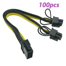 100pcs 8 Pin to dual 8 (6+2) Pin PCI Express Power Cable for Graphics GPU Video Card PCIE PCI-E VGA Splitter Hub Power Cable
100pcs 8 Pin to dual 8 (6+2) Pin PCI Express Power Cable for Graphics GPU Video Card PCIE PCI-E VGA Splitter Hub Power Cable