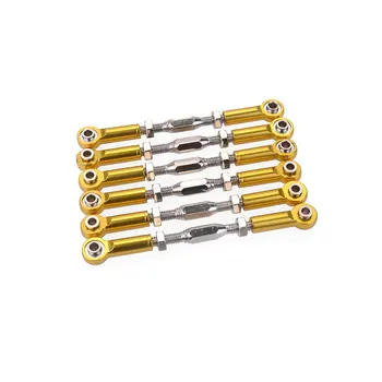 6Pcs Aluminum Turnbuckle Rod Linkage For RC 1/10 Redcat Traxxas EPX HSP ZD Racing HPI Monster Truck Buggy Truggy Upgrade Parts
6Pcs Aluminum Turnbuckle Rod Linkage For RC 1/10 Redcat Traxxas EPX HSP ZD Racing HPI Monster Truck Buggy Truggy Upgrade Parts