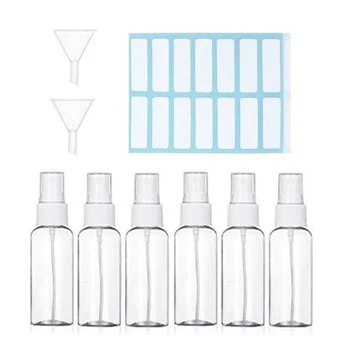 6Pcs Water Bottle Empty Transparent Spray Bottles + 2Pcs Fast Filling Funnels Portable Travel (100ml White)
6Pcs Water Bottle Empty Transparent Spray Bottles + 2Pcs Fast Filling Funnels Portable Travel (100ml White)