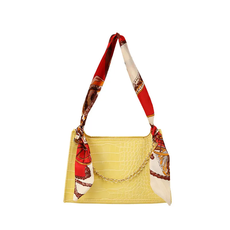 2020 Mini Small Square Bag Women Elegant Shoulder Bag Handbag PU Leather Chain Classic Crocodile Pattern Plus Ribbons 5 Colors
2020 Mini Small Square Bag Women Elegant Shoulder Bag Handbag PU Leather Chain Classic Crocodile Pattern Plus Ribbons 5 Colors