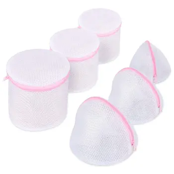 Mesh Laundry Bag 6 in 1 Set with Zips Handle Small Triangle-Shape x 3/Cylinder x 3 Laundry Net Fine Lingerie Wash Bags 6 Reusabl
Mesh Laundry Bag 6 in 1 Set with Zips Handle Small Triangle-Shape x 3/Cylinder x 3 Laundry Net Fine Lingerie Wash Bags 6 Reusabl