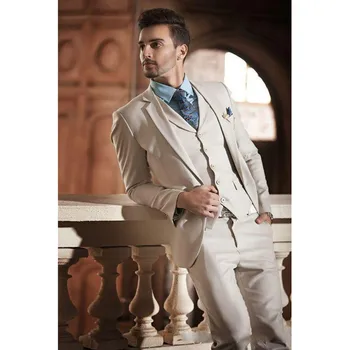 Chic Spring Fall Mens Slim-fitted Mens Wedding Tuxedos Custom Made Men Suits Party Banquet Suit (Jacket+Pants+Vest)
Chic Spring Fall Mens Slim-fitted Mens Wedding Tuxedos Custom Made Men Suits Party Banquet Suit (Jacket+Pants+Vest)