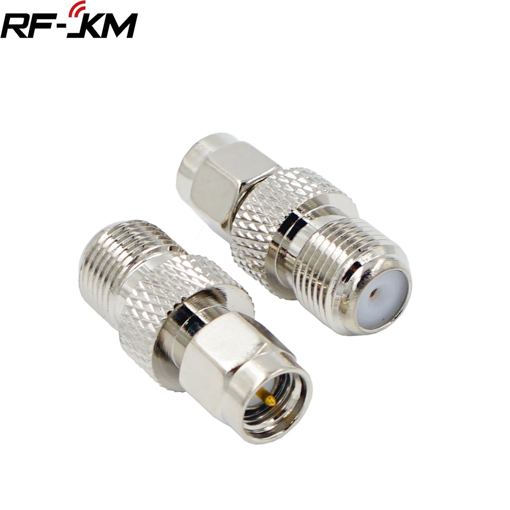 2PCS SMA Male to F Female RF Coaxial Adapter F Type Jack to SMA Plug Convertor RF Coax Straight Connector silvery
2PCS SMA Male to F Female RF Coaxial Adapter F Type Jack to SMA Plug Convertor RF Coax Straight Connector silvery