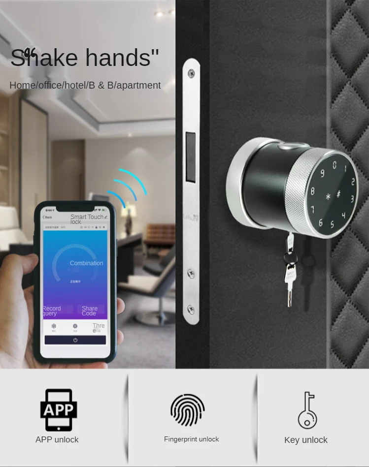 TTlock or Tuya app Smart Door Lock Fingerprint Door Lock Electronic Bluetooth Mechanical Door Lock /App/Code/Key/Fingerprint
TTlock or Tuya app Smart Door Lock Fingerprint Door Lock Electronic Bluetooth Mechanical Door Lock /App/Code/Key/Fingerprint