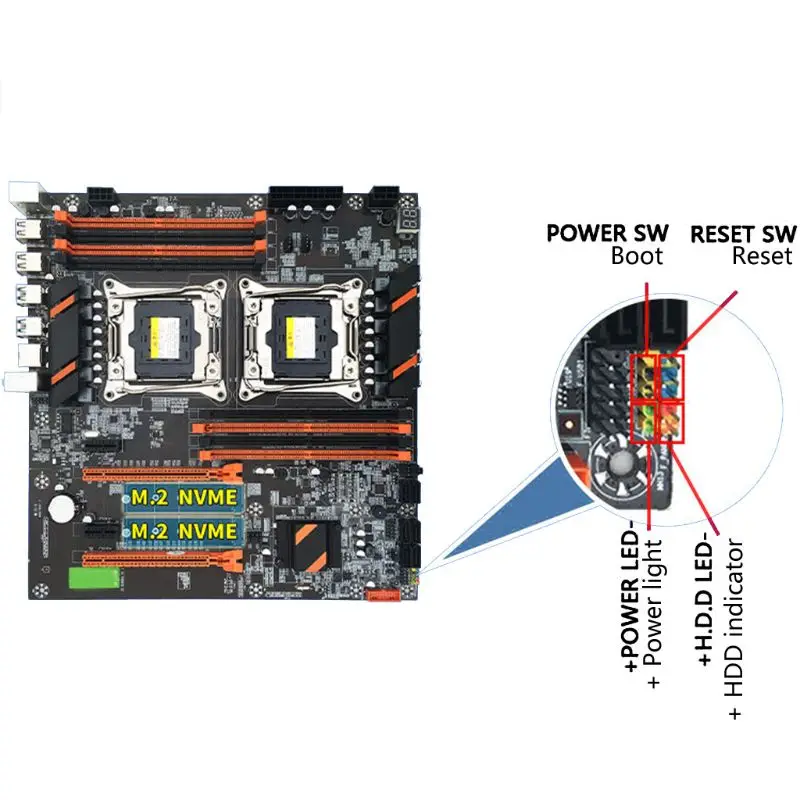 X99 Dual Server Computer Motherboard LGA2011-3 CPU DDR4 Memory Game Mainboard R9JB
X99 Dual Server Computer Motherboard LGA2011-3 CPU DDR4 Memory Game Mainboard R9JB