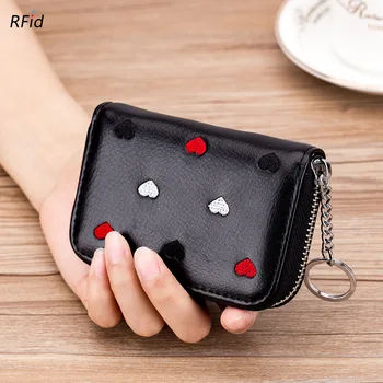 BISI GORO Genuine Leather RFID Organ Card Wallet Scanner-proof SD Card Holder Multi-functional Small Coin Wallet With Zipper
BISI GORO Genuine Leather RFID Organ Card Wallet Scanner-proof SD Card Holder Multi-functional Small Coin Wallet With Zipper