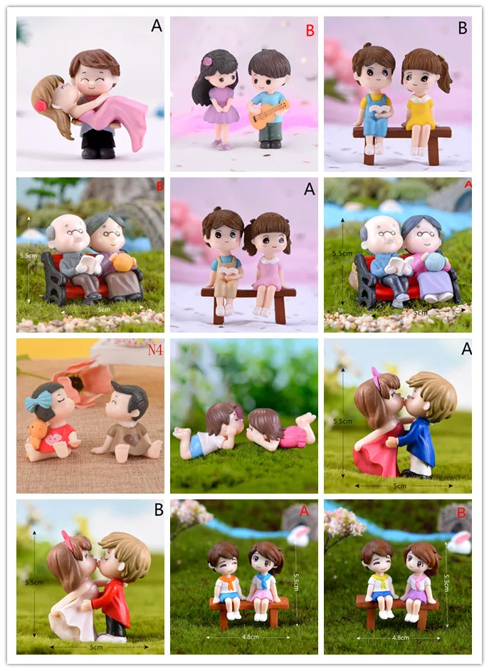 1/2Pieces Sweety Lovers Couple Chair Figurines Miniatures Fairy Garden Gnome Moss Terrariums Resin Crafts Home Decoration
1/2Pieces Sweety Lovers Couple Chair Figurines Miniatures Fairy Garden Gnome Moss Terrariums Resin Crafts Home Decoration