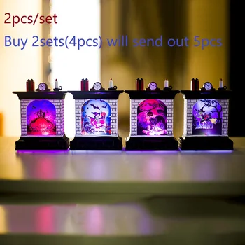 Creative Fireplace LED Halloween Lights Latest Halloween Light Decoration Easter Festival Light Decor Props
Creative Fireplace LED Halloween Lights Latest Halloween Light Decoration Easter Festival Light Decor Props