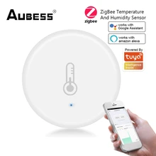 Tuya ZigBee Smart Temperature And Humidity Sensor Work With Zigbee Gateway Hub Via Alexa Google Home SmartLife/Tuya App Control
Tuya ZigBee Smart Temperature And Humidity Sensor Work With Zigbee Gateway Hub Via Alexa Google Home SmartLife/Tuya App Control