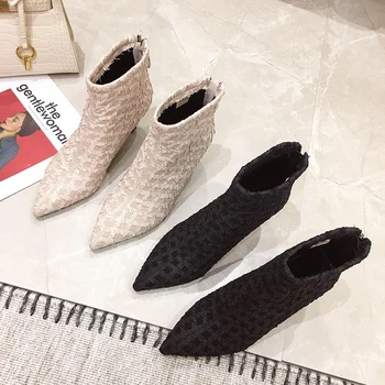 Pointed high-heeled high-heeled boots 2019 new spring and autumn single boots wild ins net red thin fashion
Pointed high-heeled high-heeled boots 2019 new spring and autumn single boots wild ins net red thin fashion