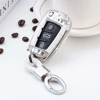 Luxury Diamond Car Styling Car Key Protection Cover Case For Audi C6 A7 A8 R8 A1 A3 A4 A5 Q7 A6 C5 Auto Holder Shell Accessories
Luxury Diamond Car Styling Car Key Protection Cover Case For Audi C6 A7 A8 R8 A1 A3 A4 A5 Q7 A6 C5 Auto Holder Shell Accessories