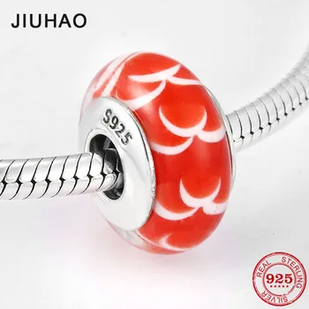 Authentic 925 Sterling Silver Lampwork Beads Orange Stripe Murano Glass Beads fit European Original Bracelet Charms Jewelry
Authentic 925 Sterling Silver Lampwork Beads Orange Stripe Murano Glass Beads fit European Original Bracelet Charms Jewelry