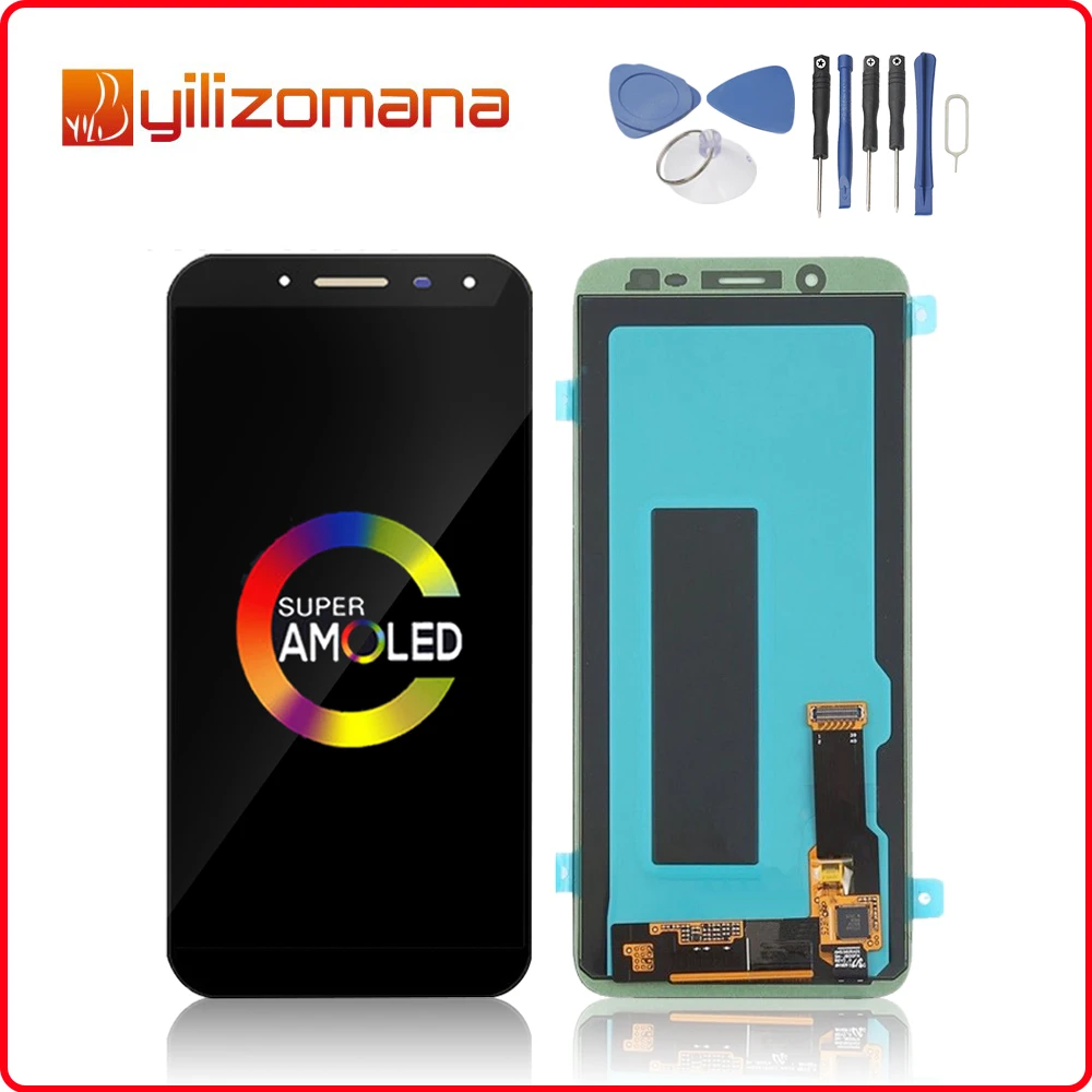 5.6" Super AMOLED For SAMSUNG Galaxy J6 2018 LCD Display Touch Screen Digitizer for Samsung J600 Display J600 J600FN J600F/DS
5.6" Super AMOLED For SAMSUNG Galaxy J6 2018 LCD Display Touch Screen Digitizer for Samsung J600 Display J600 J600FN J600F/DS